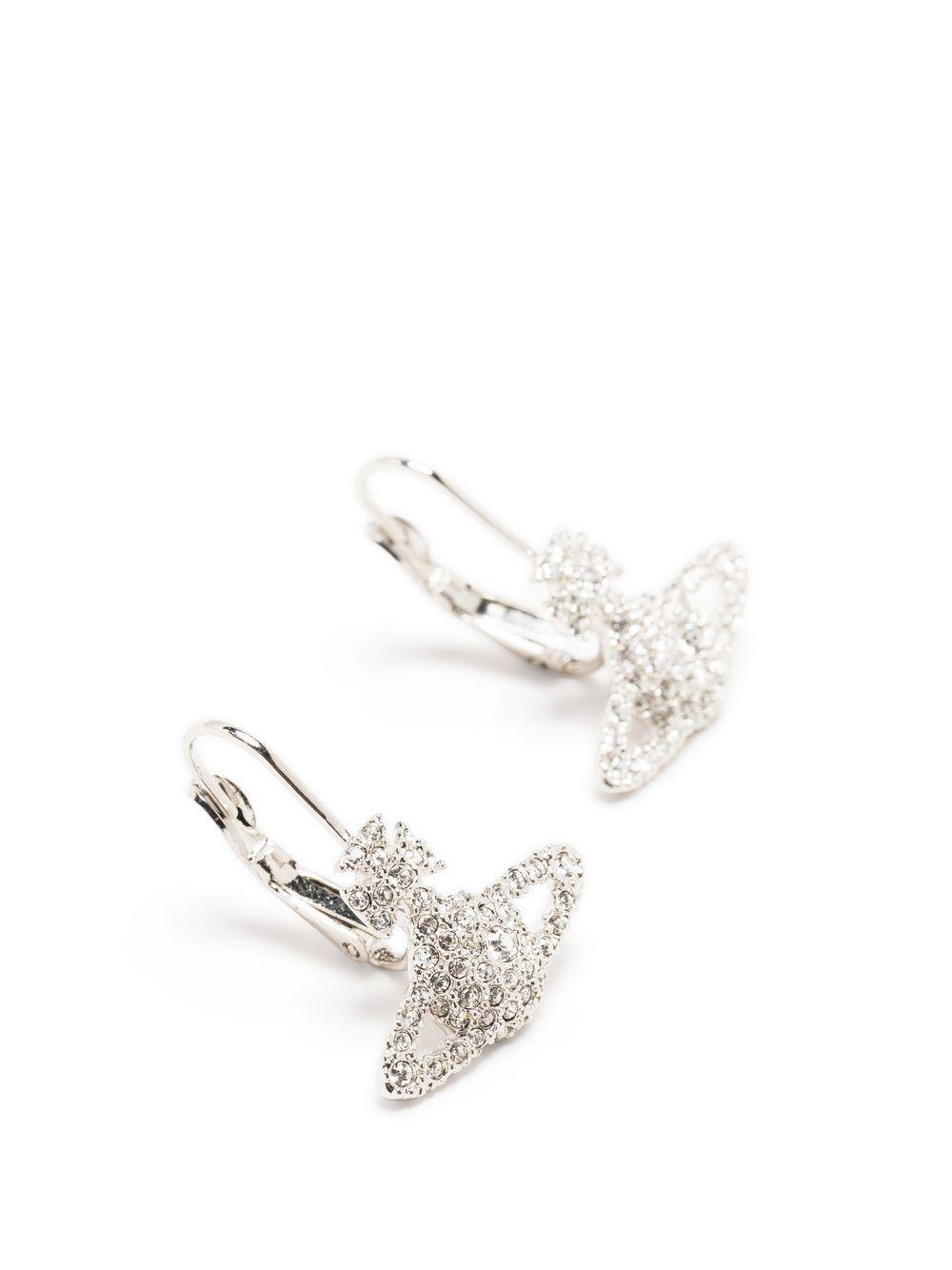 Grace Orb crystal drop earrings Product Image