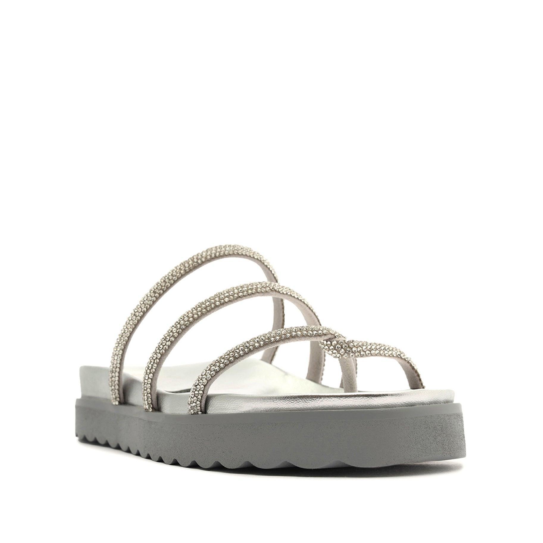 Phoebe Sporty Metallic Nappa Leather Sandal Product Image