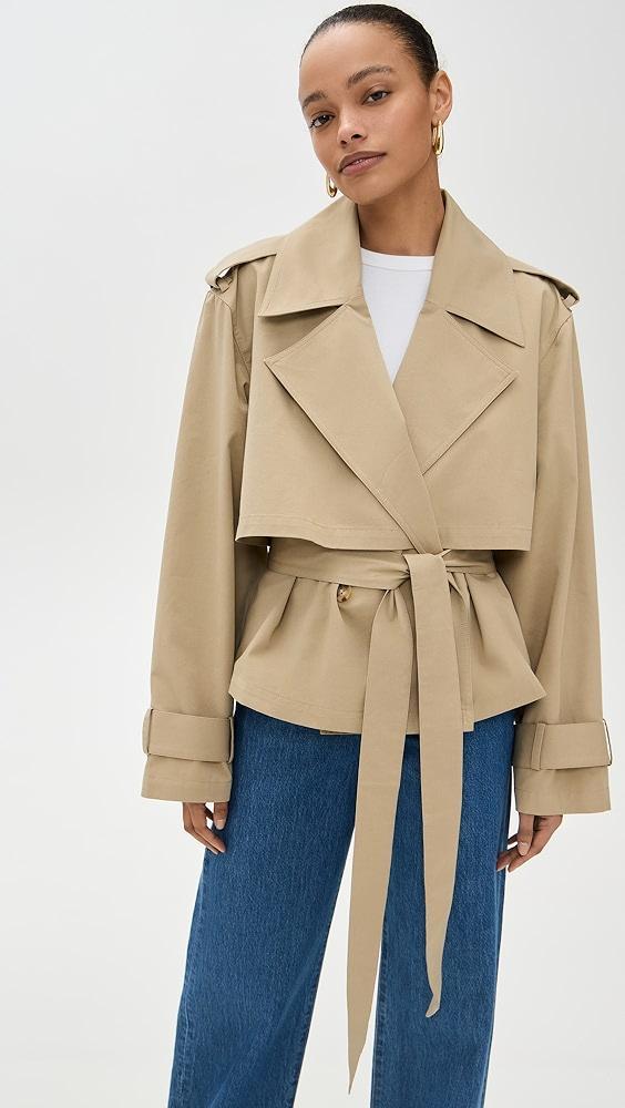 Joe's Jeans The Liz Cropped Trench Coat | Shopbop Product Image
