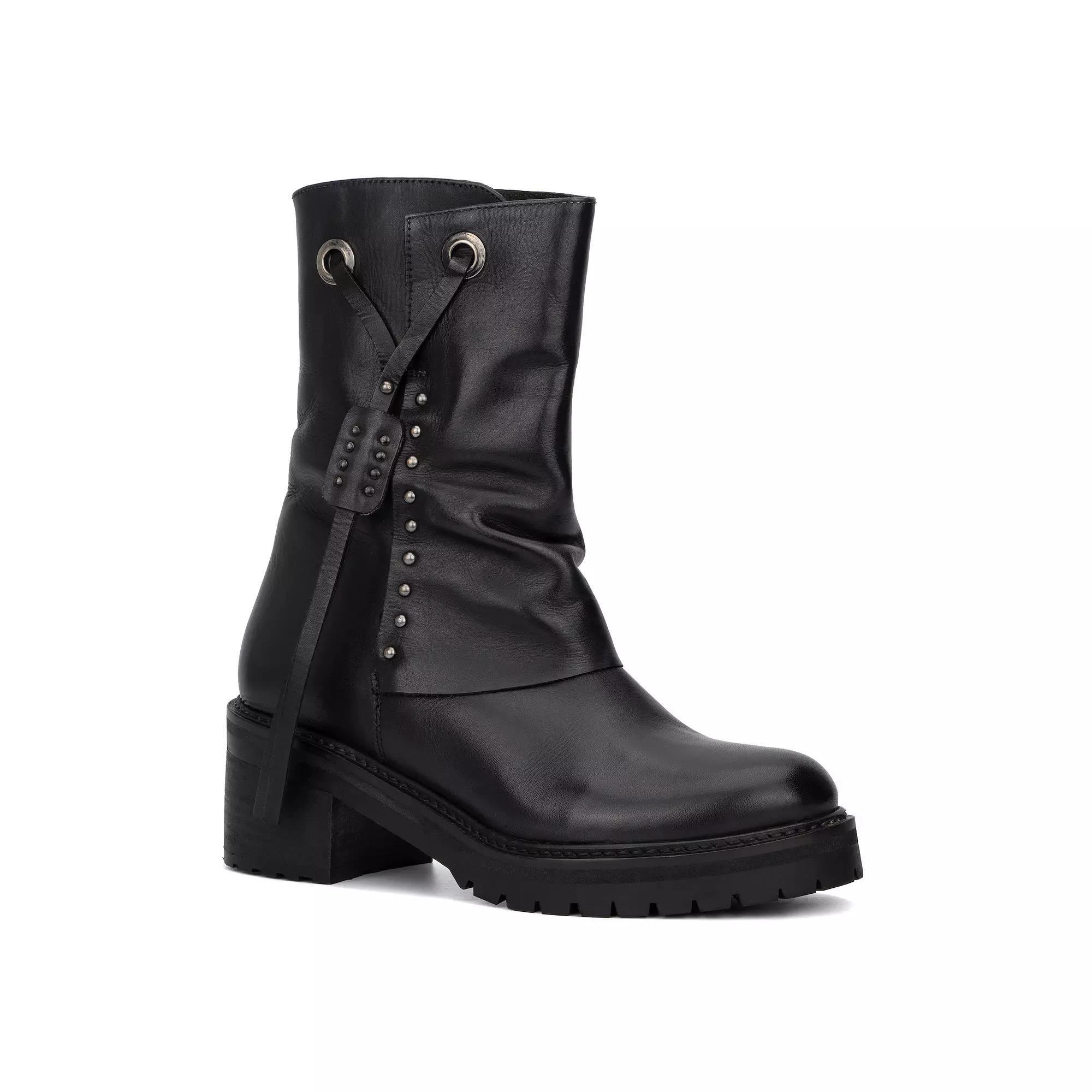 Vintage Foundry Co. Madeline Women's Leather Ankle Boots, Size: 9, Black Product Image