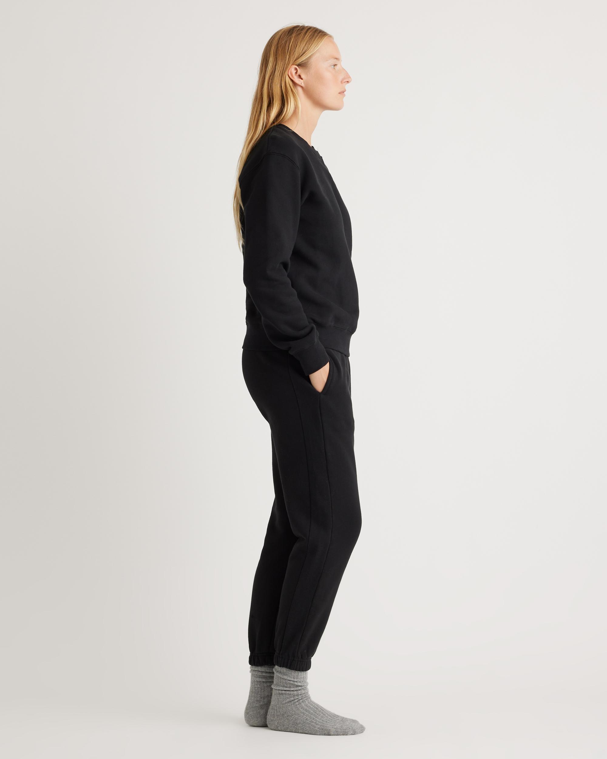 Quince | Women's Organic Heavyweight Fleece Boyfriend Sweatpants Organic Cotton Product Image