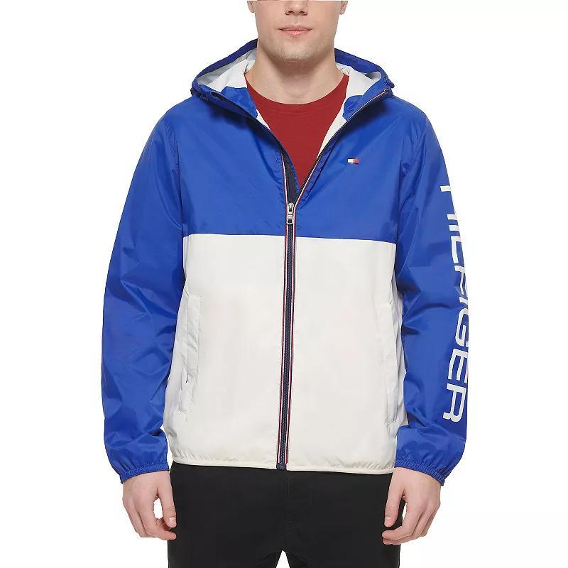 Men's Tommy Hilfiger Hooded Rain Slicker Jacket, Size: XXL, Yellow Product Image
