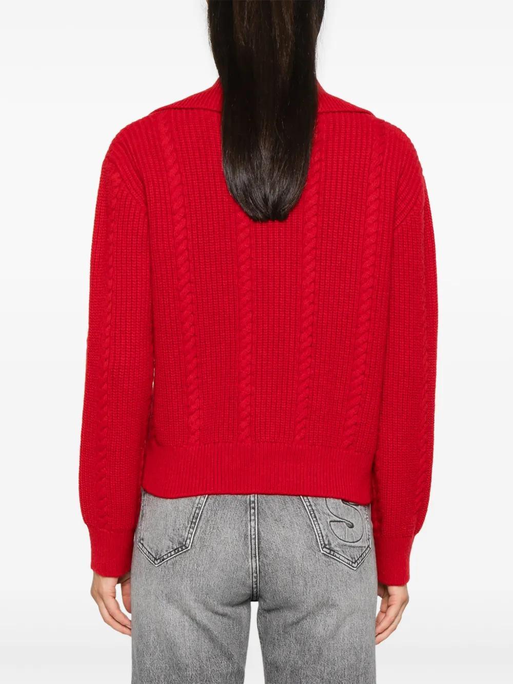 cable-knit sweater Product Image
