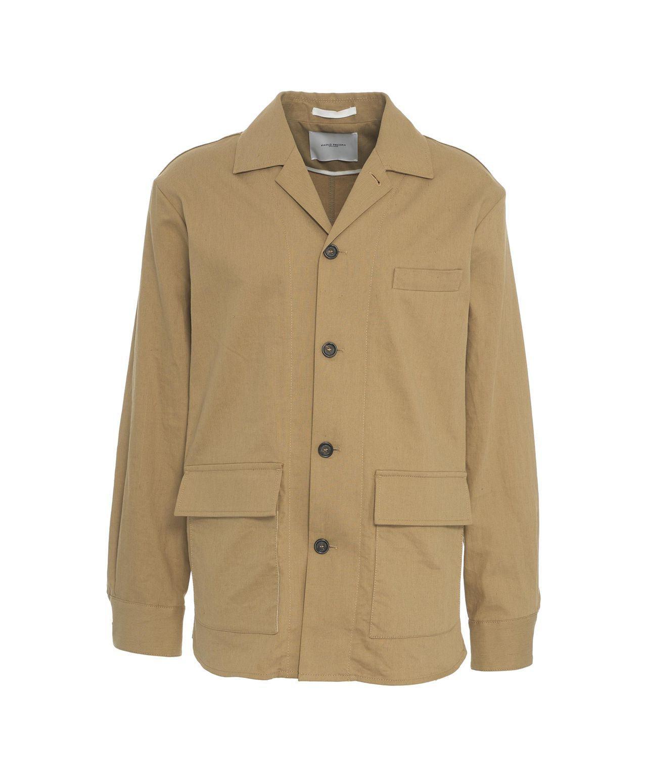 Overshirt in linen blend Product Image