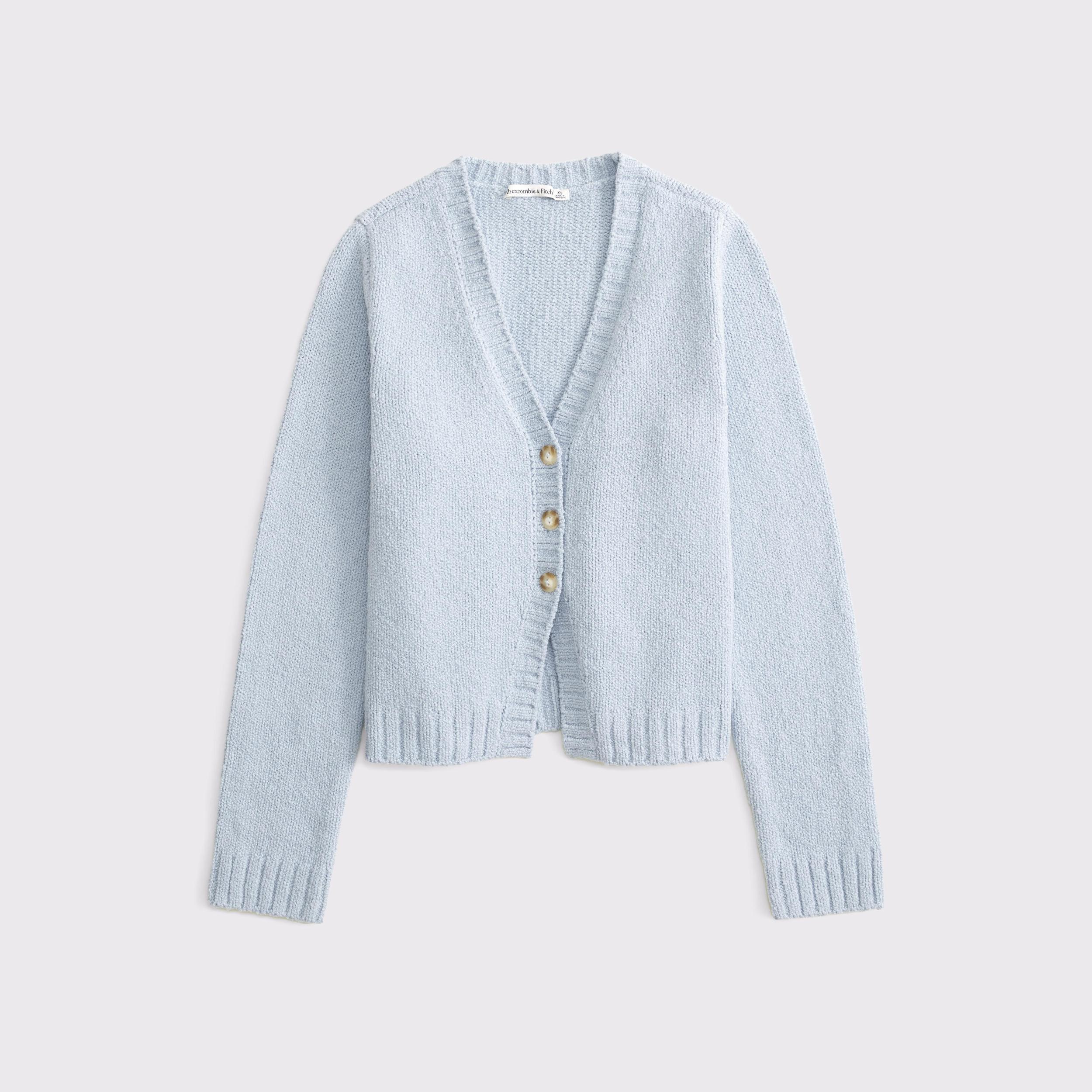 Textural Y-Neck Cardigan Product Image
