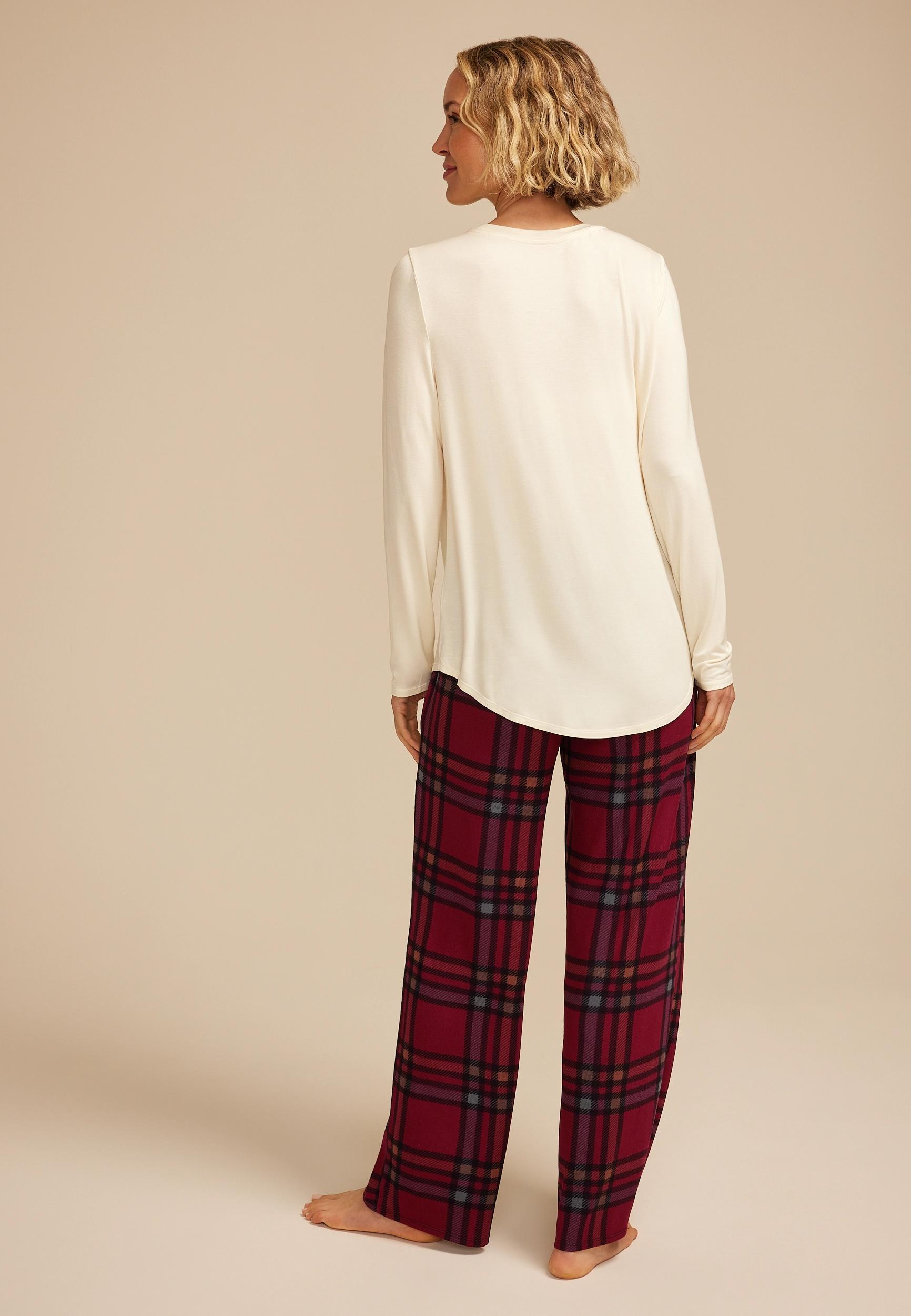 Slow Mornings Coffee Graphic Tee And Wide Leg Pajama Set Product Image