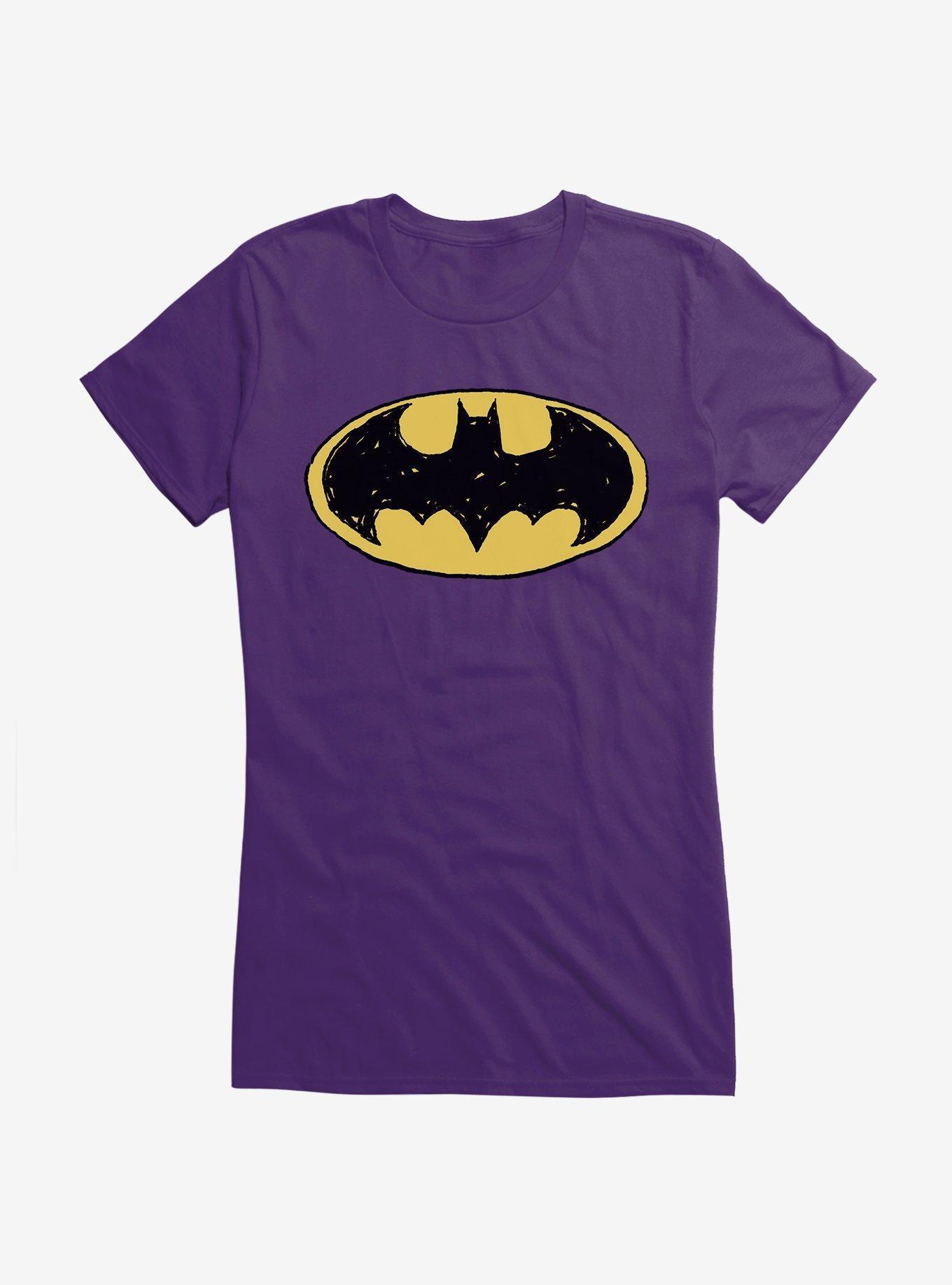 Batman Bat Signal Logo Girls T-Shirt Product Image