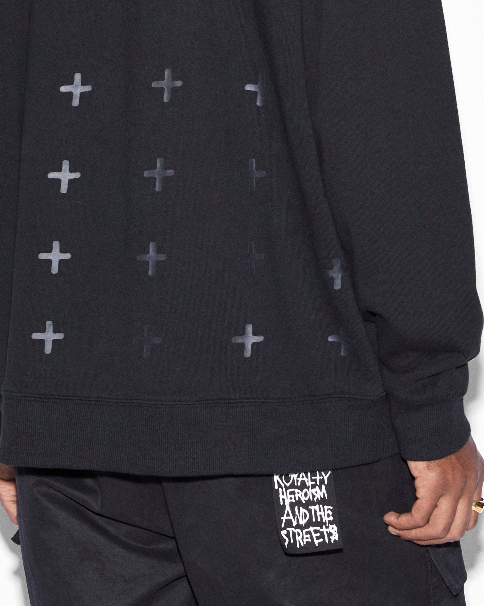 STEALTH BIGGIE HOODIE JET BLACK Male Product Image