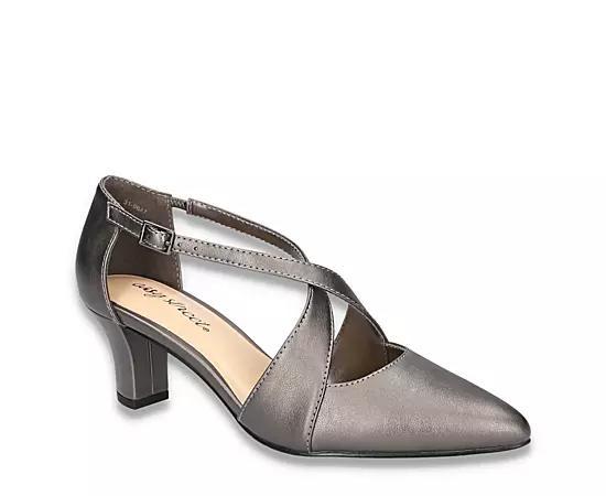 Easy Street Elegance Women's Slingback Pumps, Size: 10, Silver Product Image