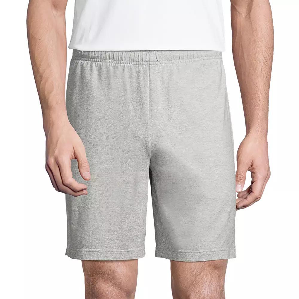 Big & Tall Lands' End Jersey Knit Shorts, Men's, Size: 2XB, Gray Grey Product Image