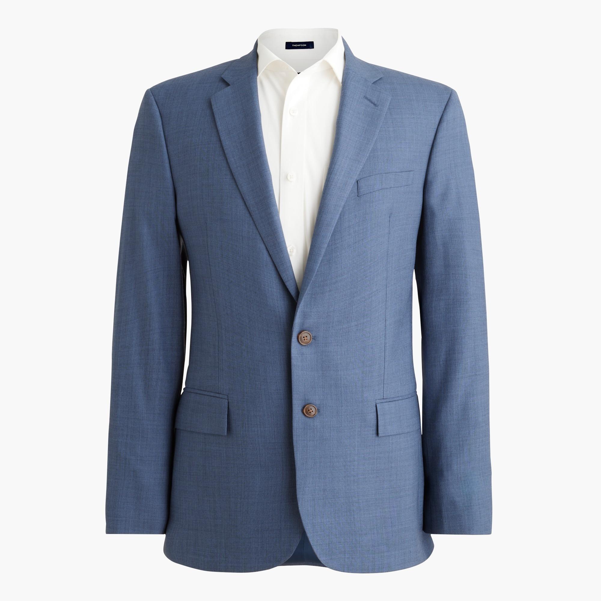 Classic-fit Thompson worsted wool suit jacket Product Image