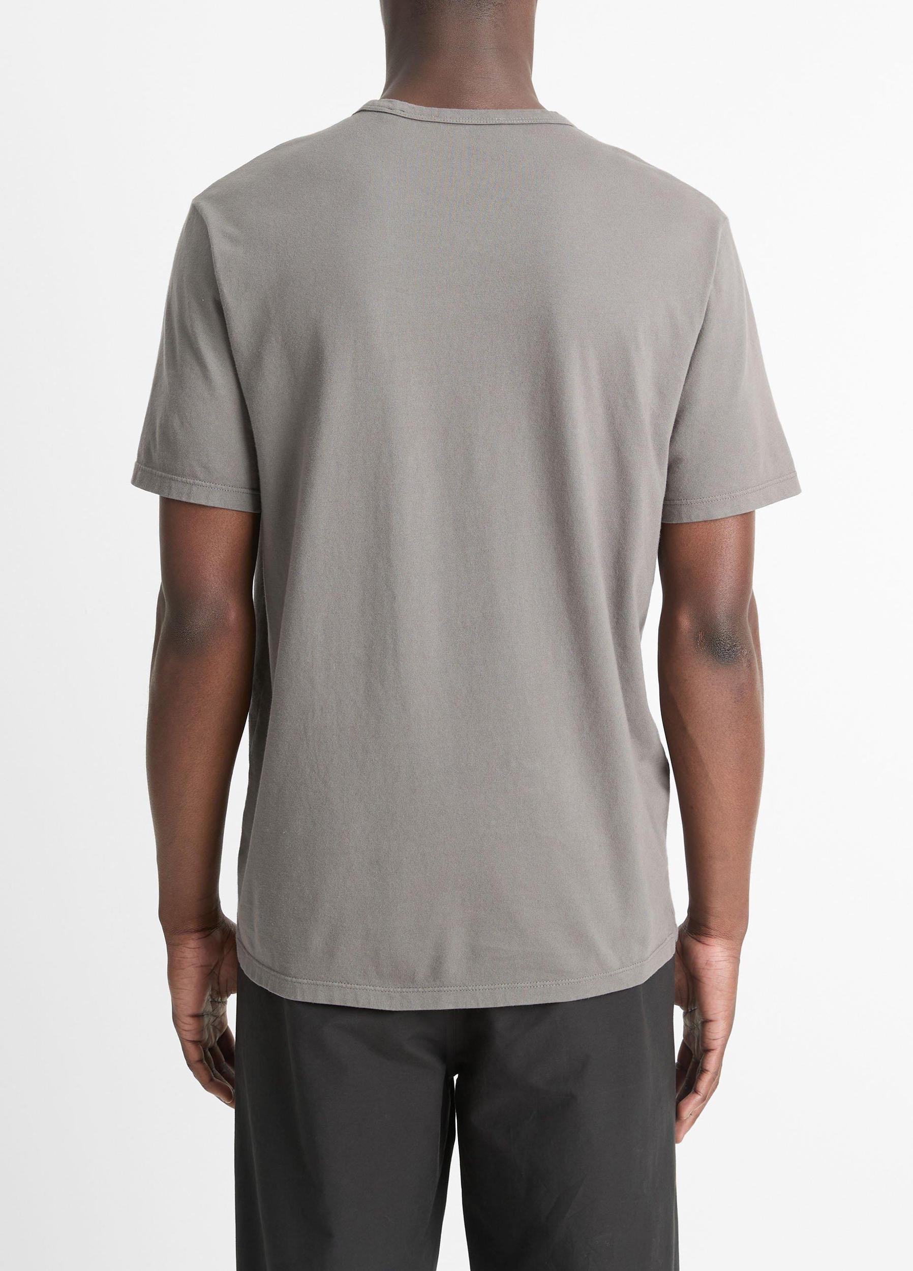 Mens Garment Dye Cotton T-Shirt Vince Product Image