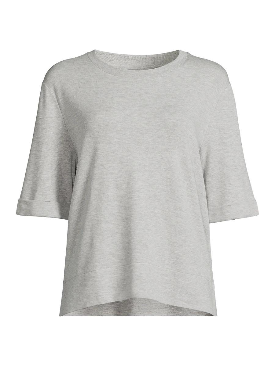 Womens French Terry Relaxed Top Product Image