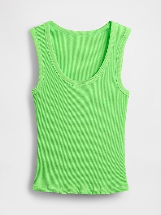 Rib Scoop Tank Top Product Image