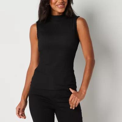 Bold Elements Womens Sleeveless Mock Neck Top Product Image