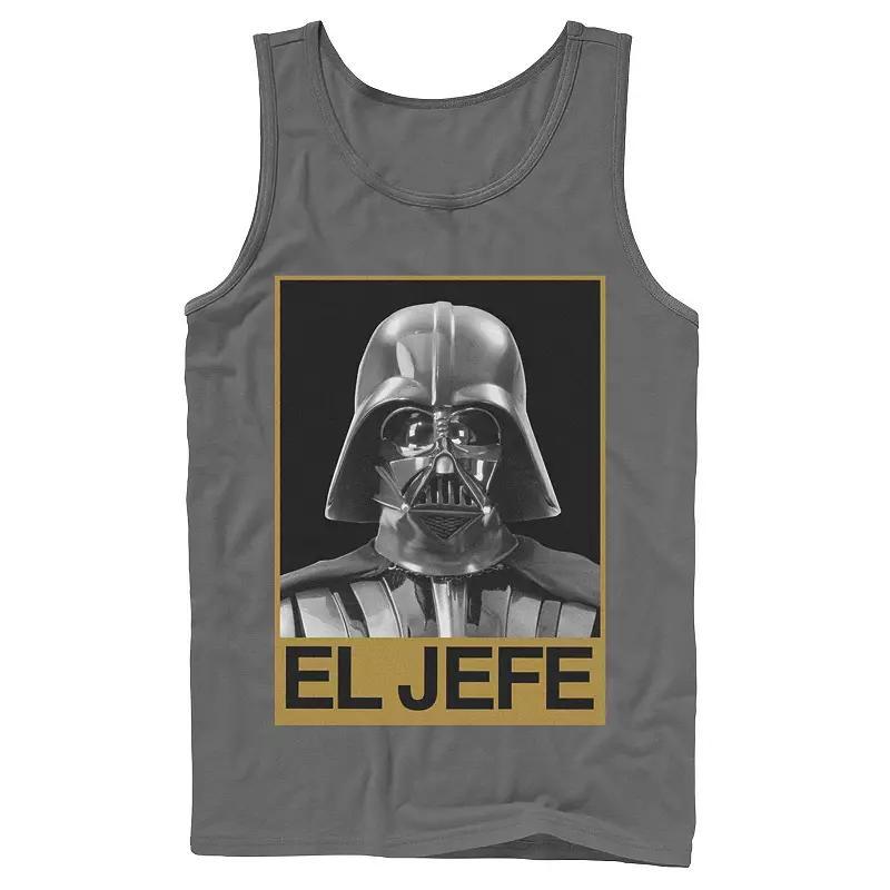 Men's Star Wars Darth Vader El Jefe Portrait Tank Top, Size: Small, Blue Product Image