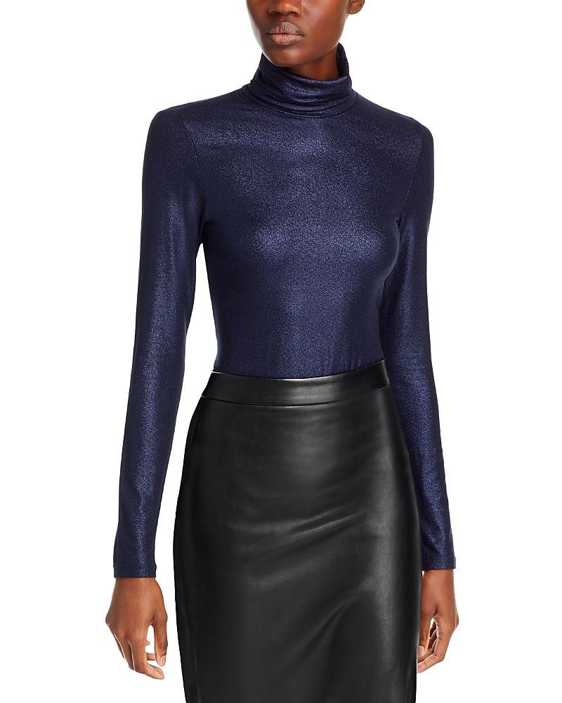 Majestic Filatures Metallic Turtleneck Top Product Image