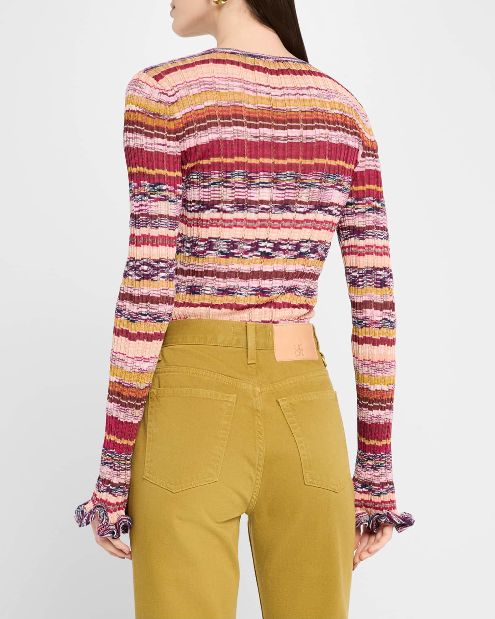 Maci Long-Sleeve Knit Pullover Product Image