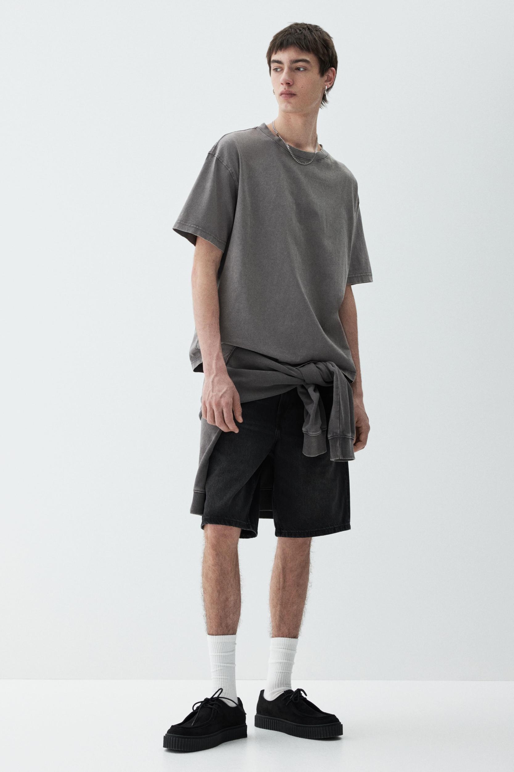 Loose-Fit Washed T-Shirt Product Image