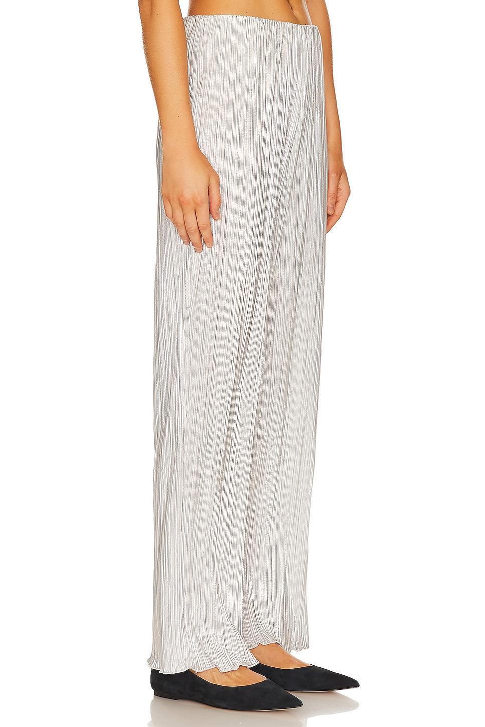 Womens Rowan Pliss Straight-Leg Pants Product Image