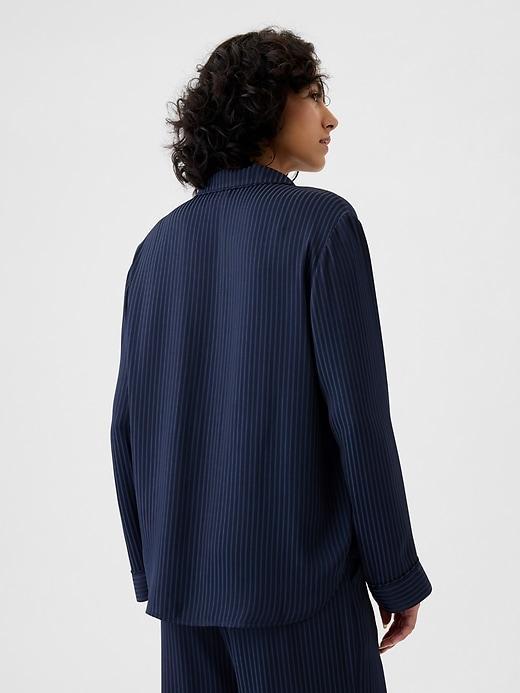 Satin PJ Shirt Product Image