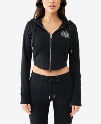 True Religion Womens Lounge Corset Long Sleeve Sweatshirt Product Image