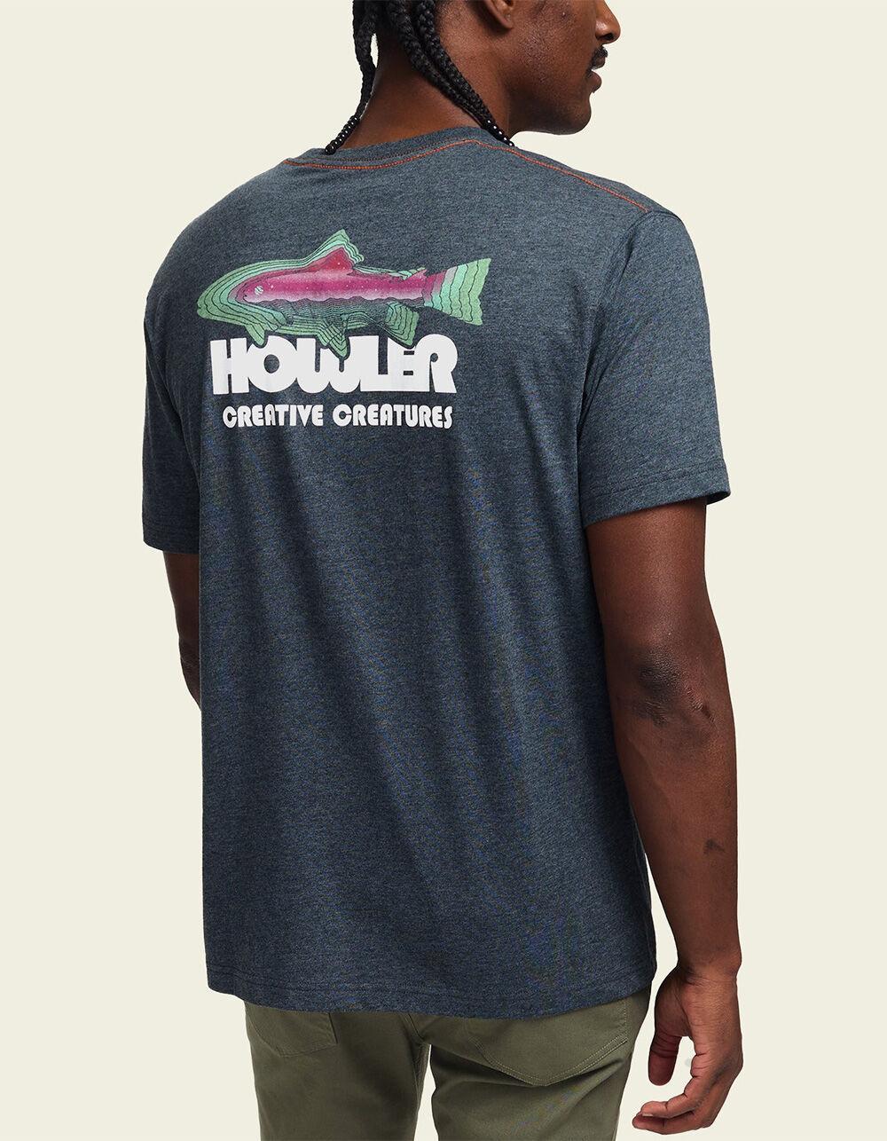 HOWLER BROTHERS Trucha Mens Pocket Tee - CHARCOAL Product Image