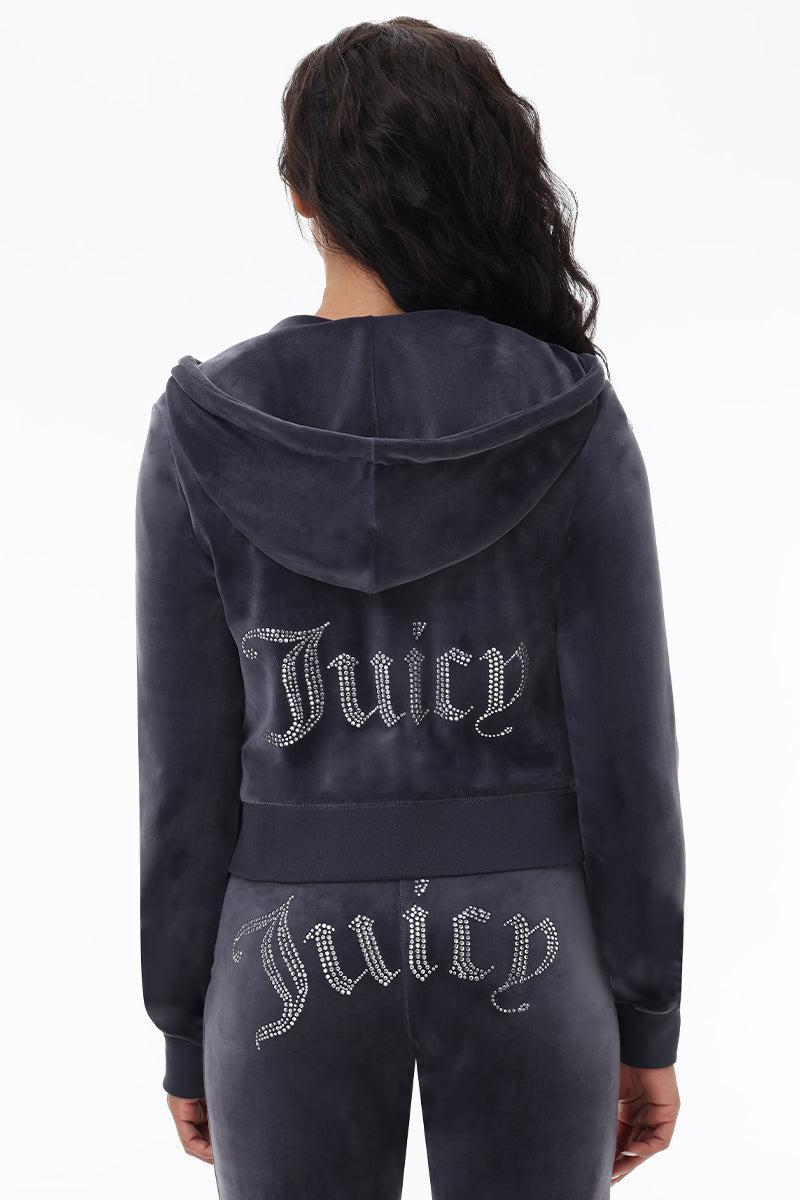 OG Big Bling Velour Hoodie Product Image