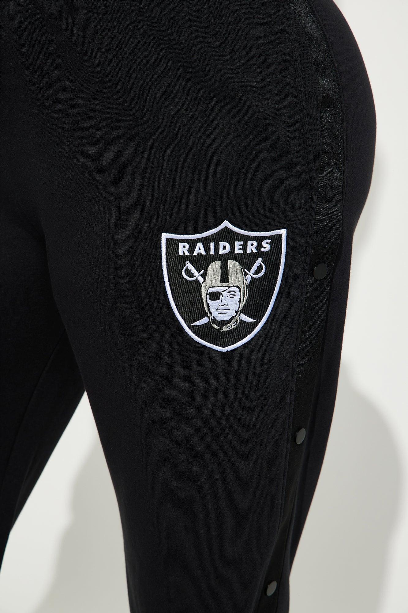 Raiders Snap Button Pants - Black Female Product Image