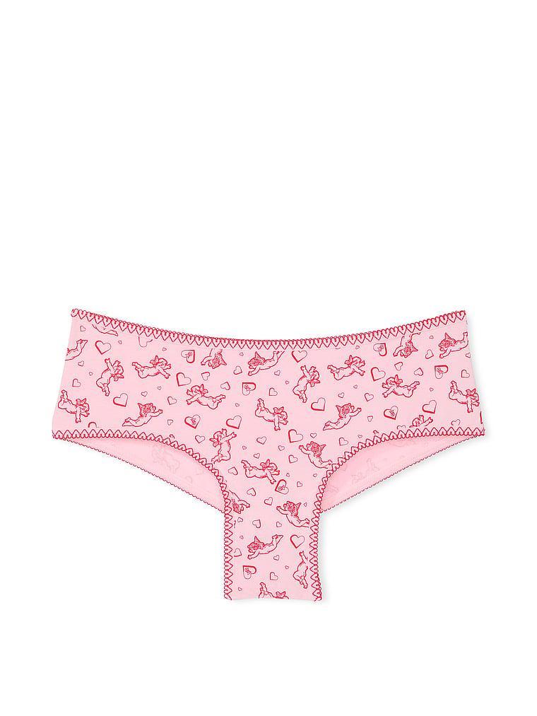 Cotton Heart-Trim Cheeky Panty Product Image