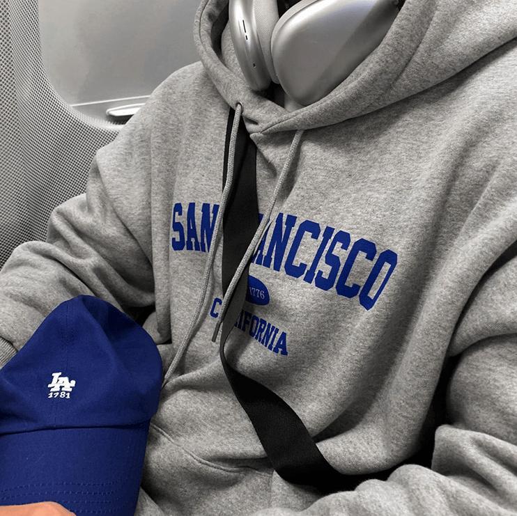 RT No. 6683 LETTERED SAN FRANCISCO PULLOVER HOODIE Product Image