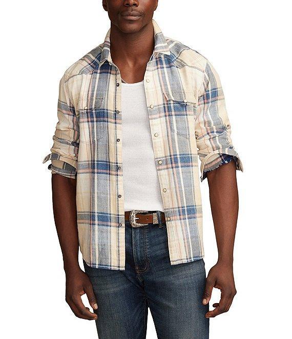 Lucky Brand Masa Long Sleeve Plaid Woven Western Shirt Product Image
