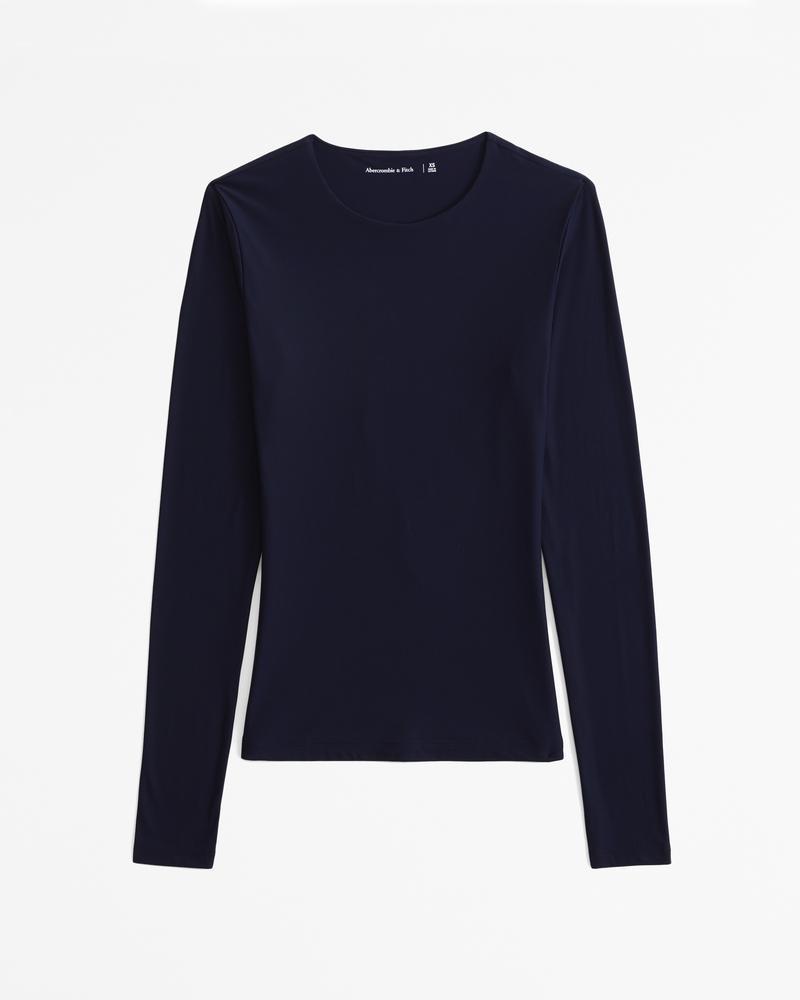 Soft Matte Seamless Tuckable Long-Sleeve Top Product Image