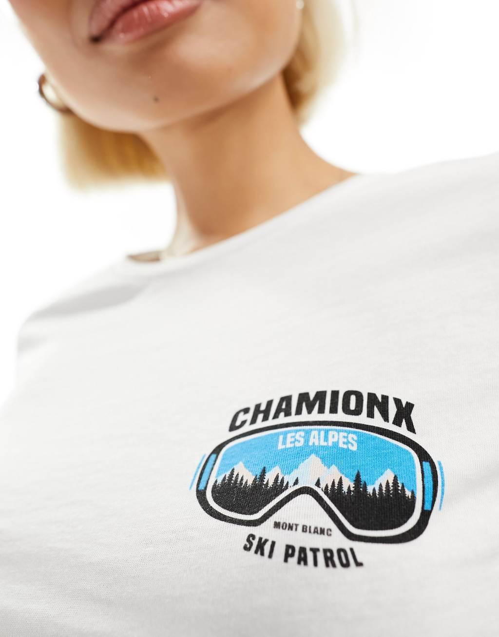 Noisy May crop long sleeve chamonix T-shirt Product Image