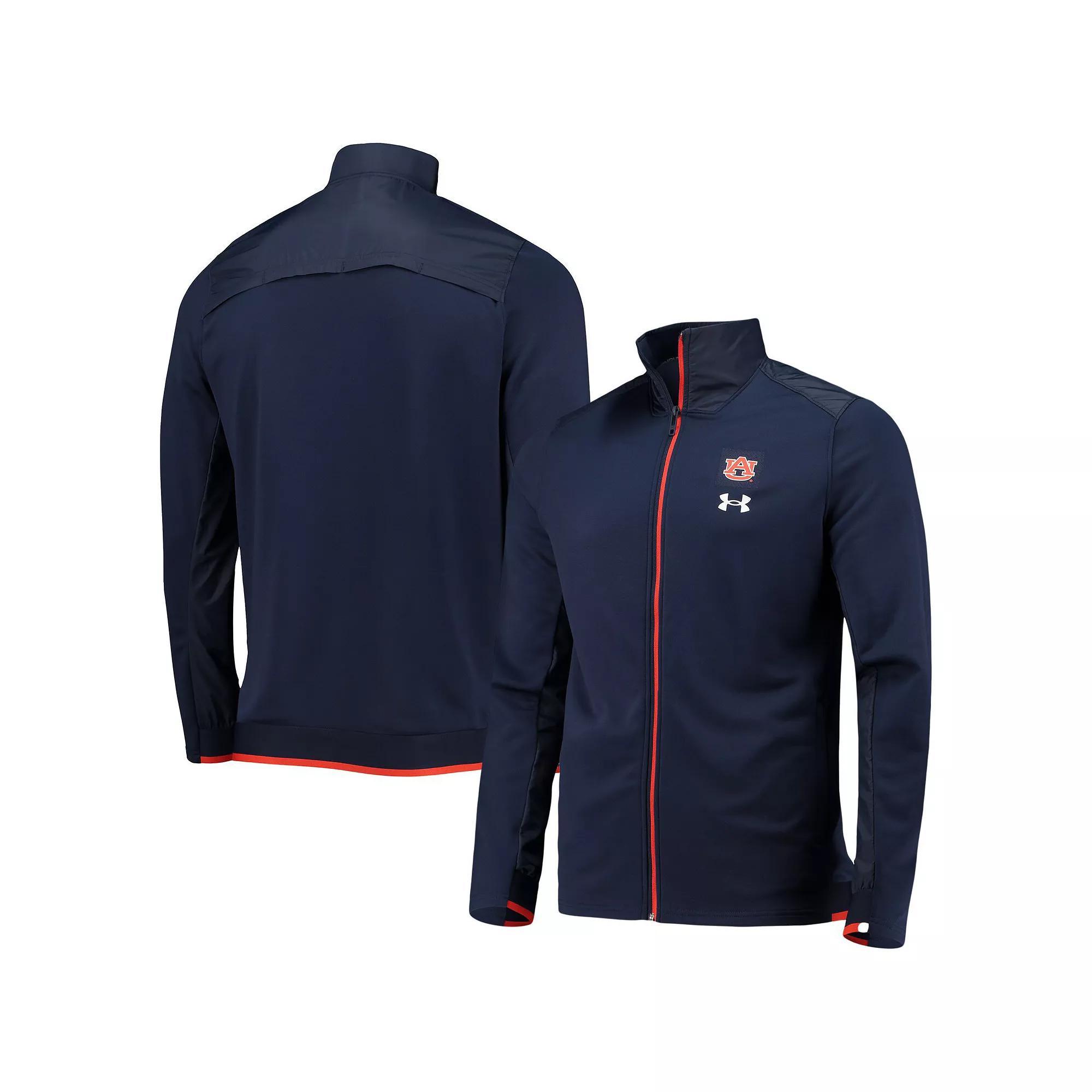 Men's Under Armour Navy Auburn Tigers 2021 Sideline Command Full-Zip Jacket, Size: Medium, Blue Product Image