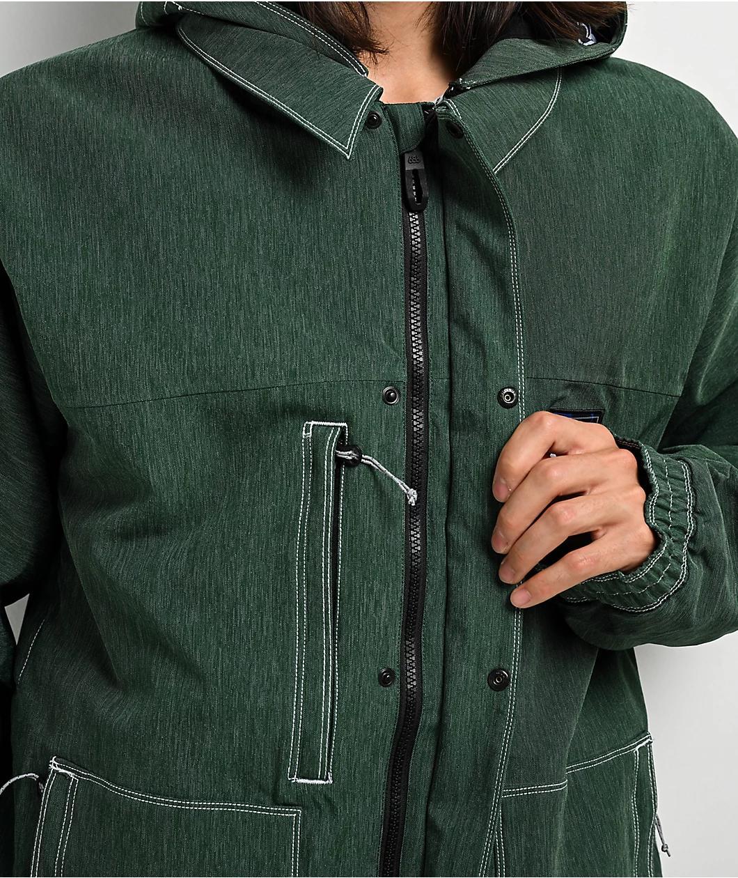 686 Dojo Forest Green 20K Denim Snowboard Jacket Product Image