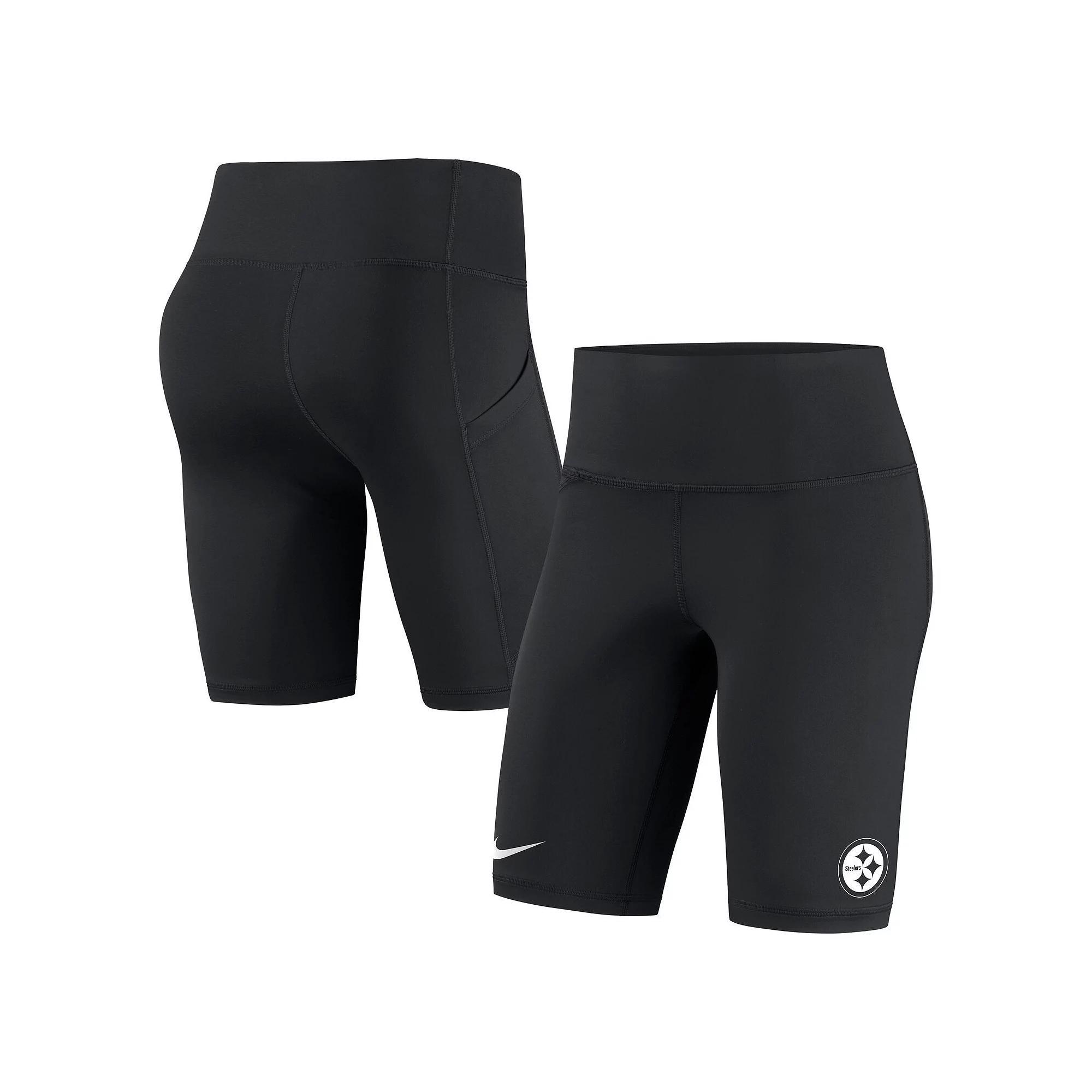 Women's Nike Black Tampa Bay Buccaneers Biker Shorts, Size: Medium Product Image