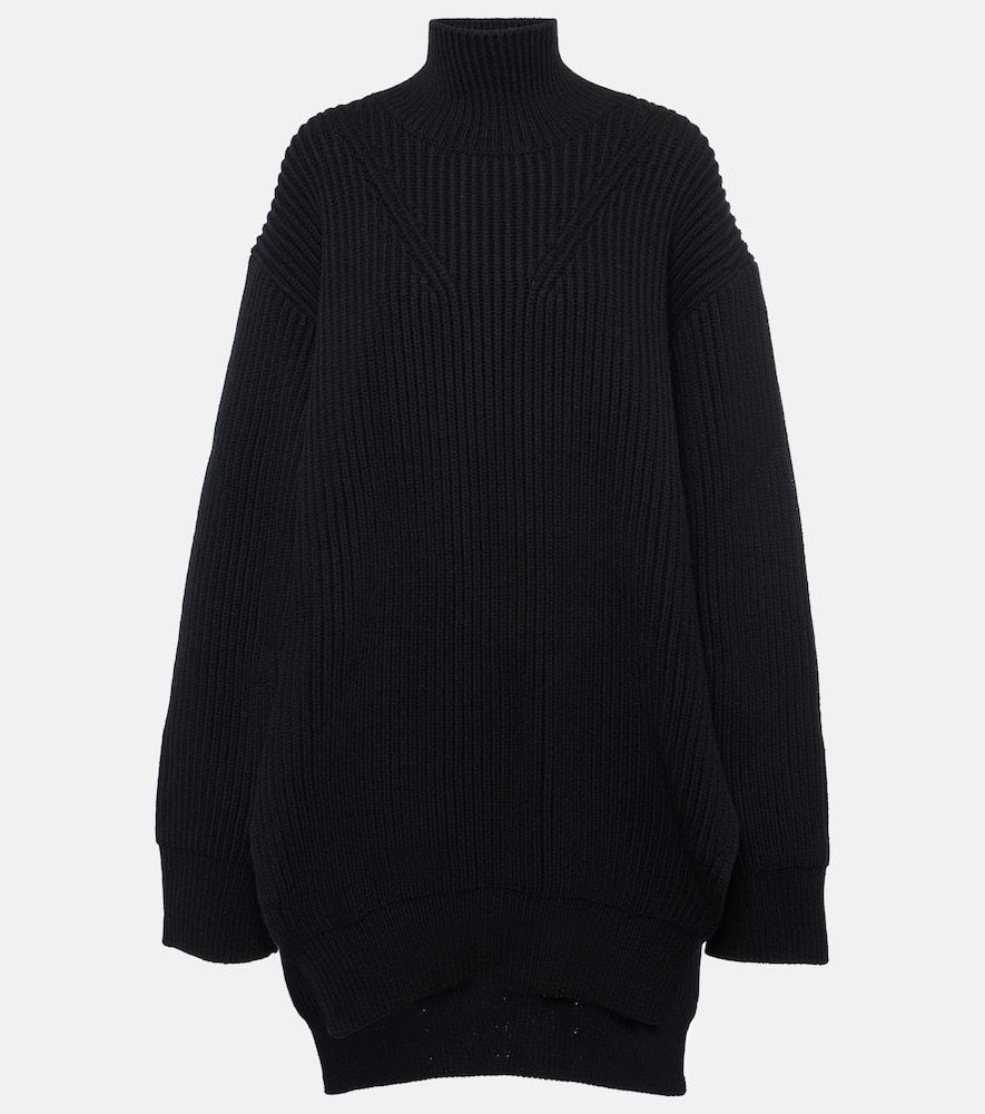 JIL SANDER Chunky-ribbed Wool Jumper In Black Product Image