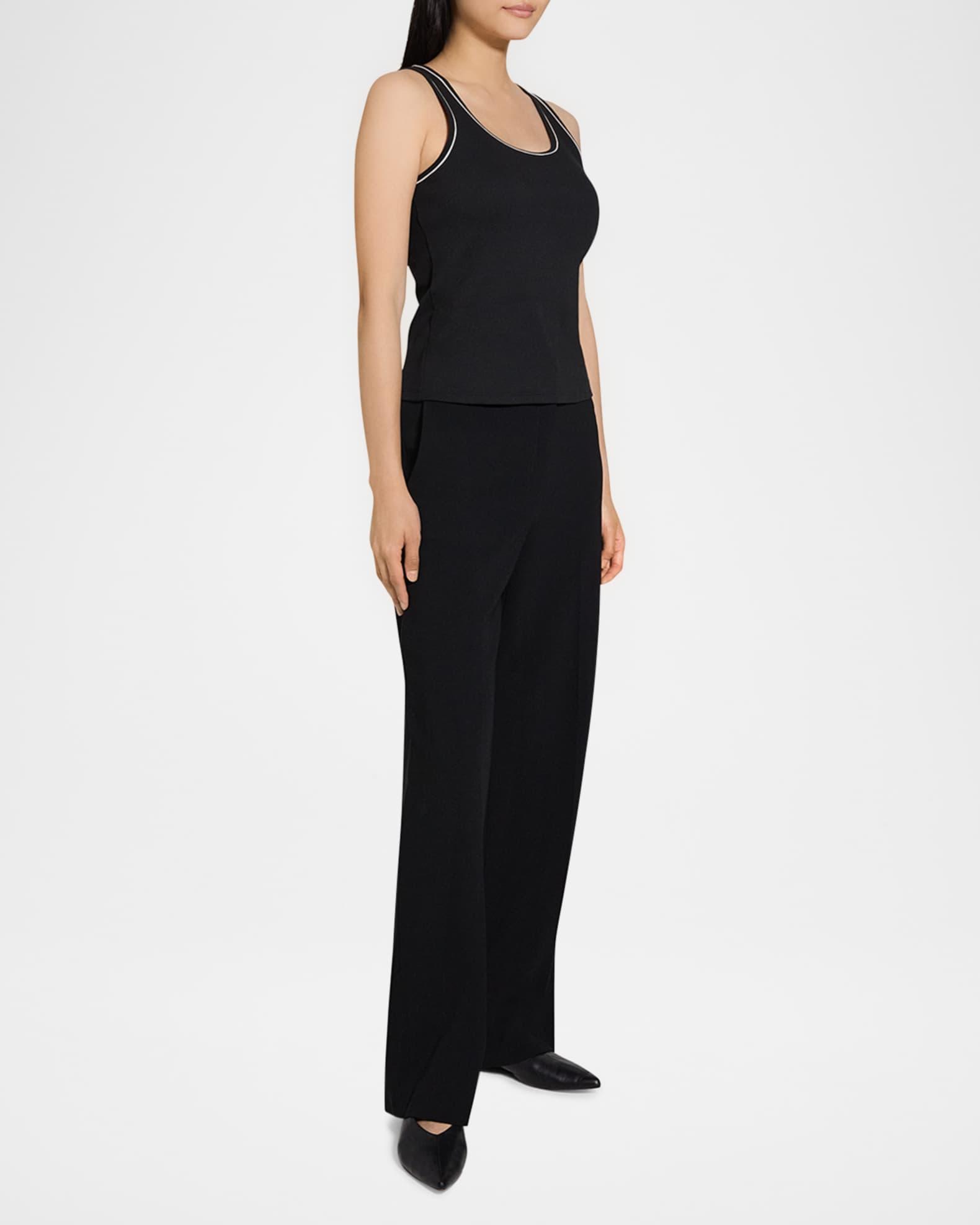 Ribbed Scoop-Neck Tank Top Product Image