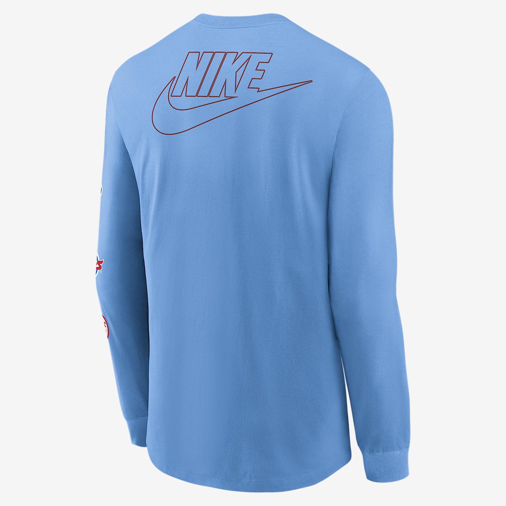 Philadelphia Phillies Cooperstown Knockout Men's Nike MLB Long-Sleeve T-Shirt Product Image