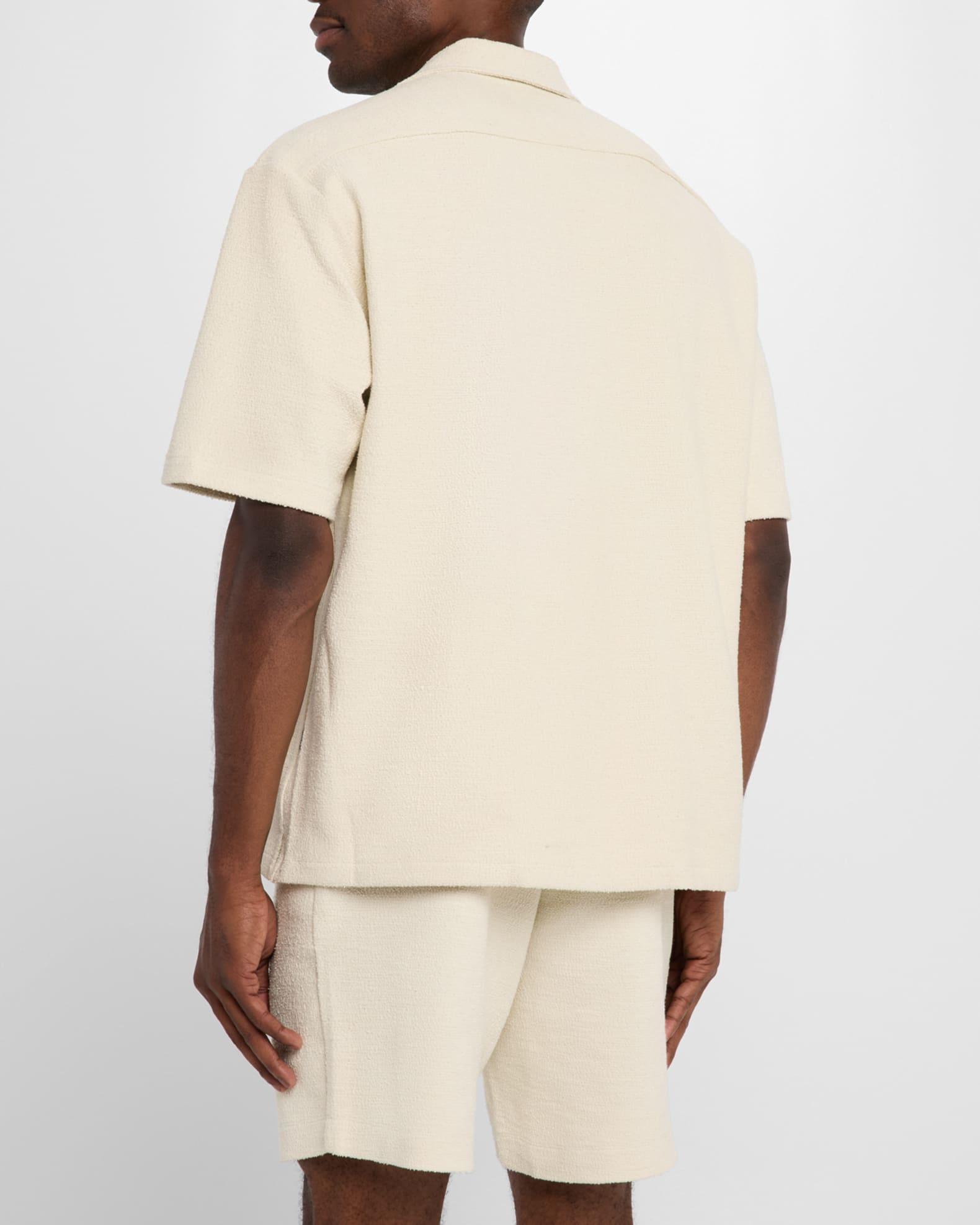Men's Lars Textured Organic Cotton Camp Shirt Product Image