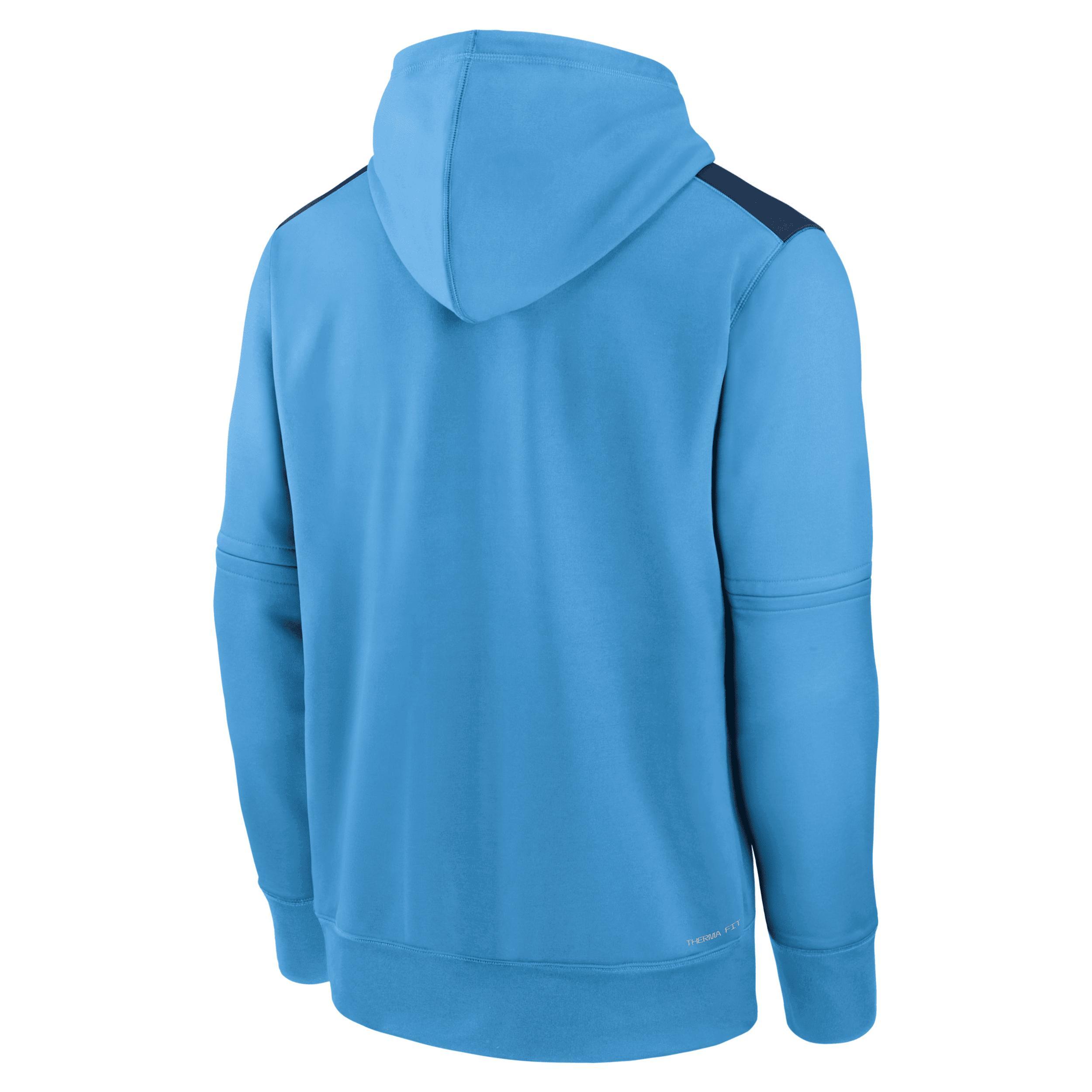 Men's New York Yankees Authentic Collection Nike Therma MLB Pullover Hoodie Product Image
