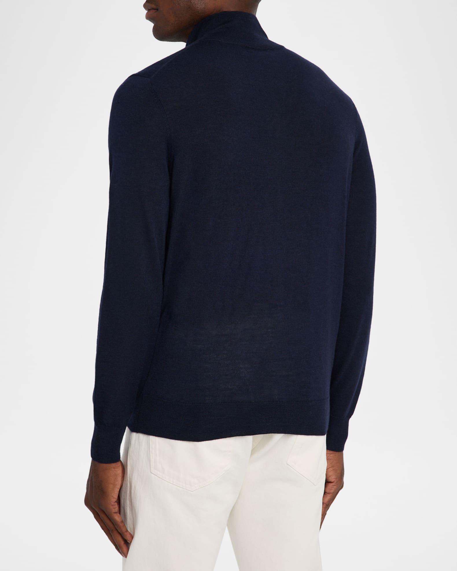 Men's Cashmere and Silk Slim Full-Zip Sweater Product Image