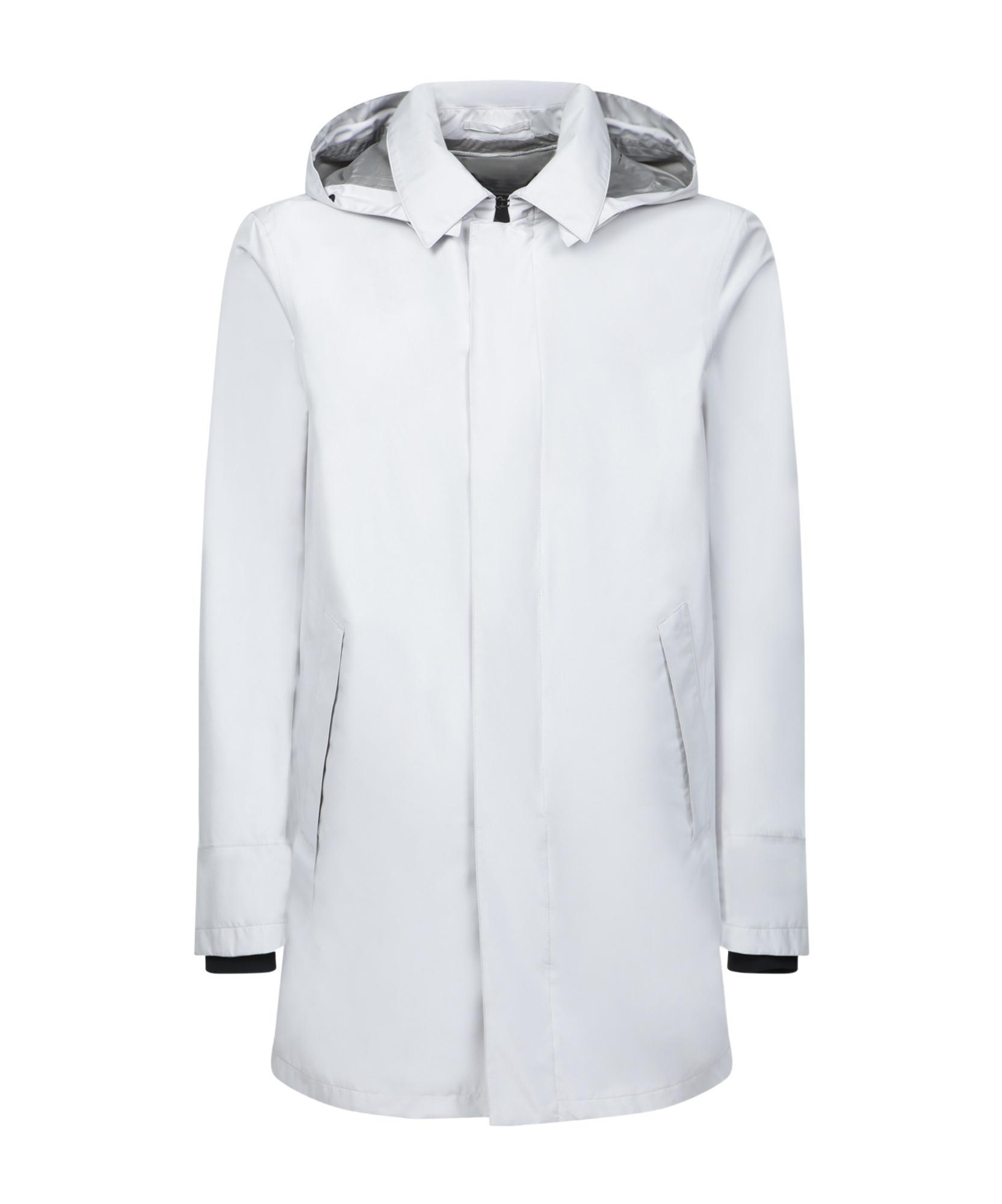 HERNO Hooded Jacket In White Product Image