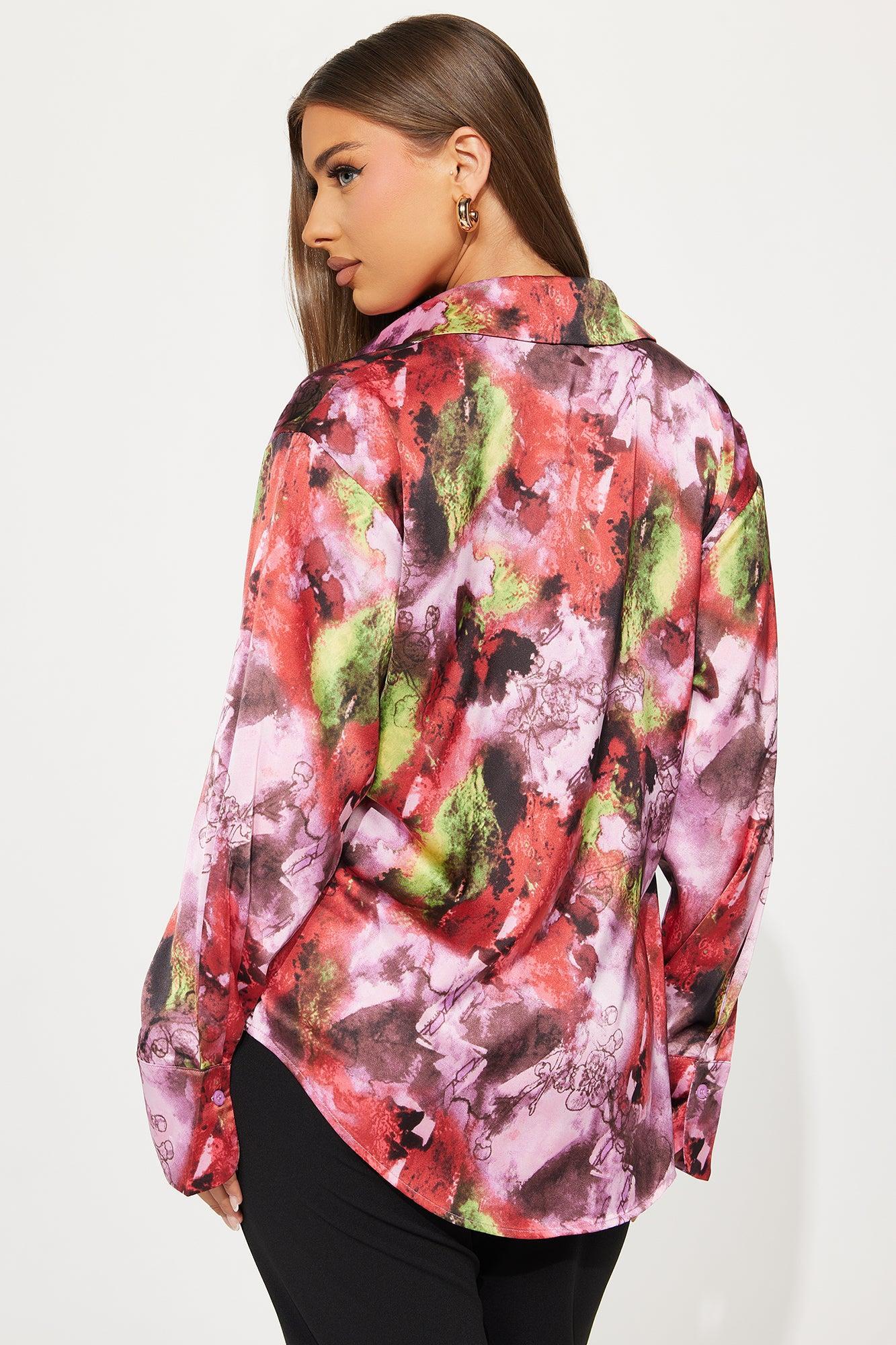 California Coast Shirt - Pink/combo Product Image
