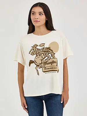 Women's Wrangler Western Graphic Girlfriend Tee in Phantom Product Image