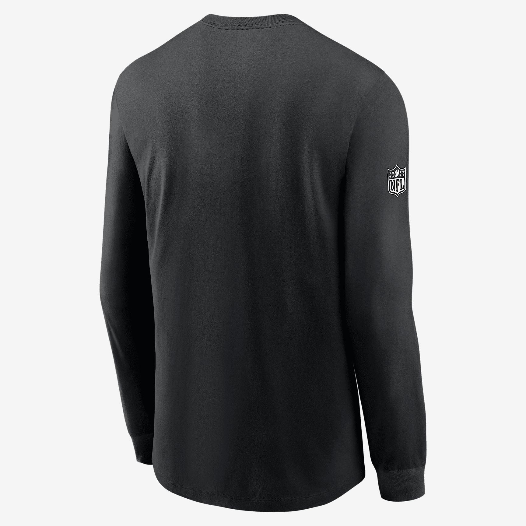 New York Jets Sideline Team Issue Men's Nike Dri-FIT NFL Long-Sleeve T-Shirt Product Image