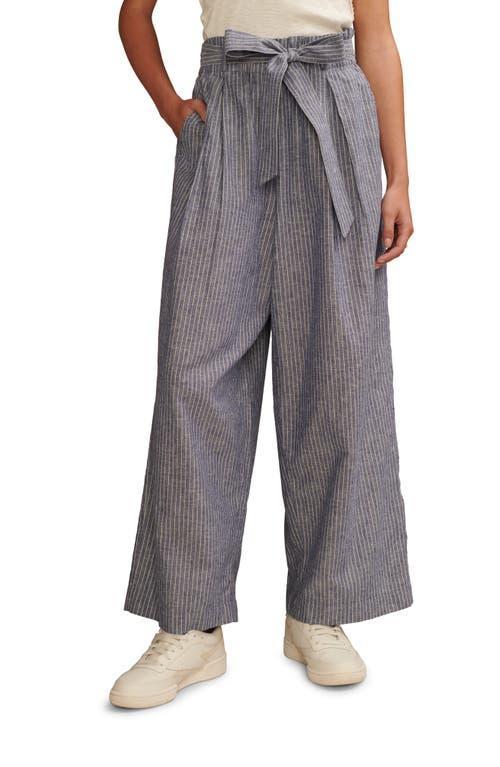 Lucky Brand Hemp Paperbag Pant Stripe) Women's Dress Pants Product Image