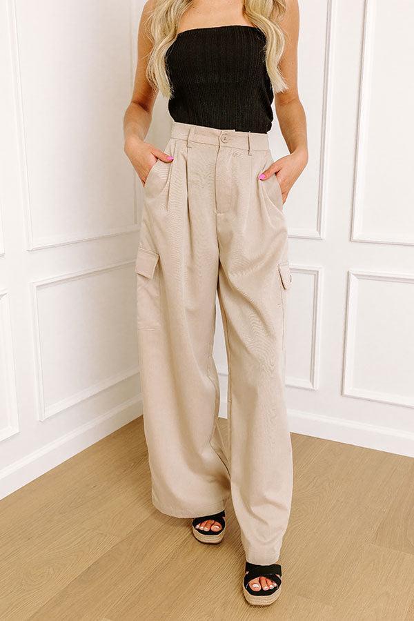 The Julie High Waist Cargo Pants Product Image