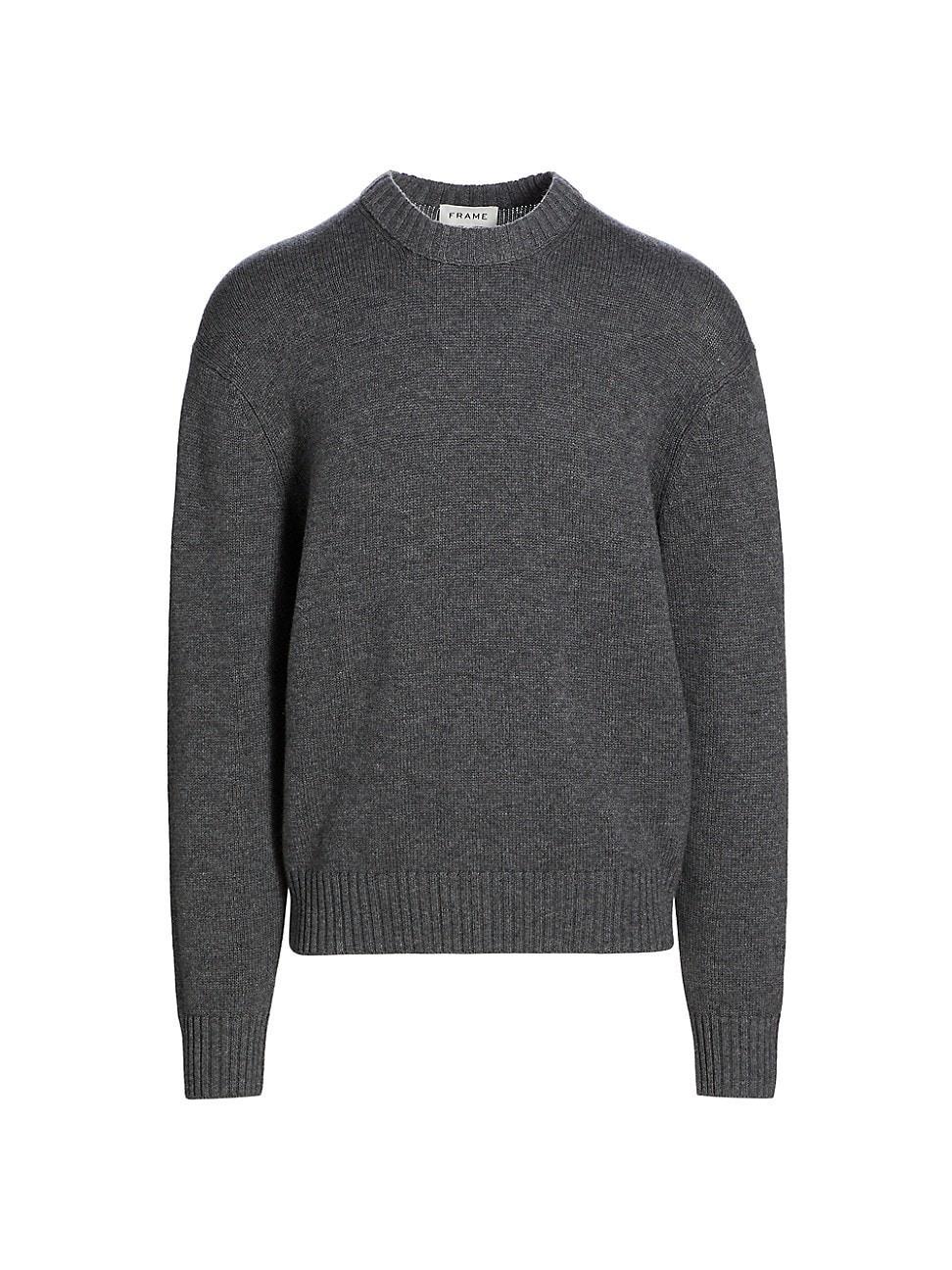Mens Wool & Cashmere Crewneck Sweater Product Image